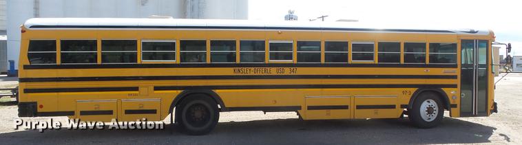 image for item EX9245 1998 Blue Bird TC2000 school bus
