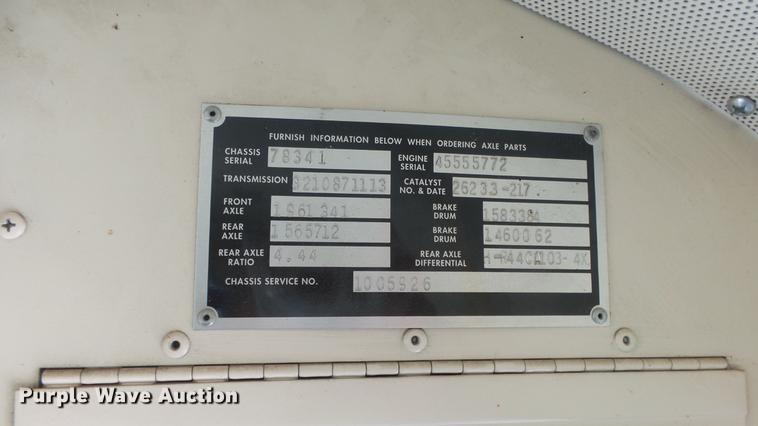 image for item EX9245 1998 Blue Bird TC2000 school bus