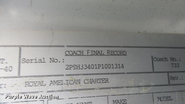 image for item EX9246 1993 Prevost H3-40 coach bus