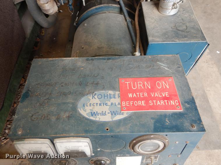 image for item FC9383 1966 Kohler Electric 86RS8 generator