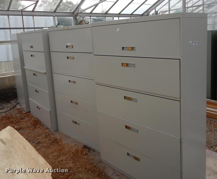image for item FC9384 (7) metal lateral file cabinets