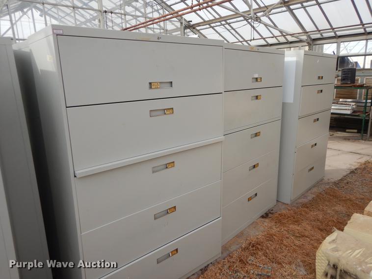 image for item FC9384 (7) metal lateral file cabinets