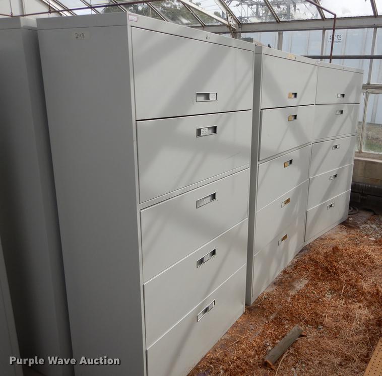 image for item FC9384 (7) metal lateral file cabinets