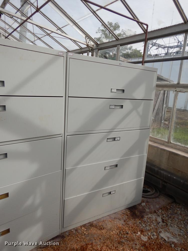 image for item FC9384 (7) metal lateral file cabinets