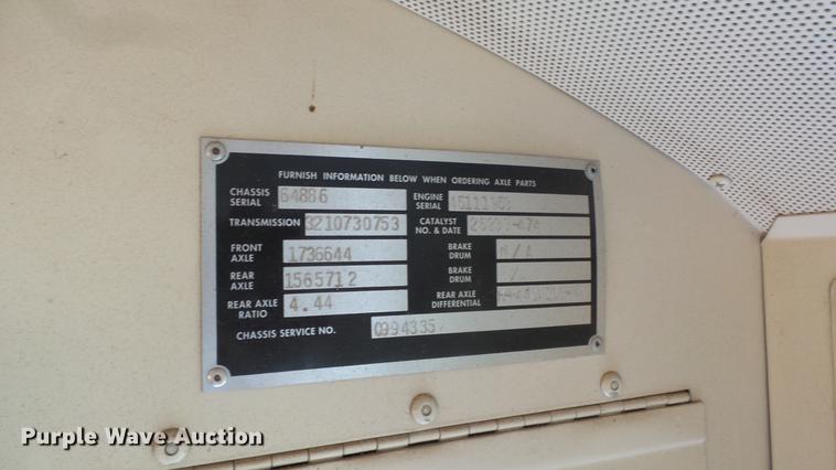 image for item FO9134 1995 Blue Bird TC2000 school bus