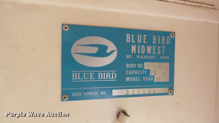 image for item FO9136 1995 Blue Bird TC2000 school bus