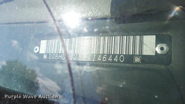 image for item FO9139 1993 Chevrolet G30 school bus