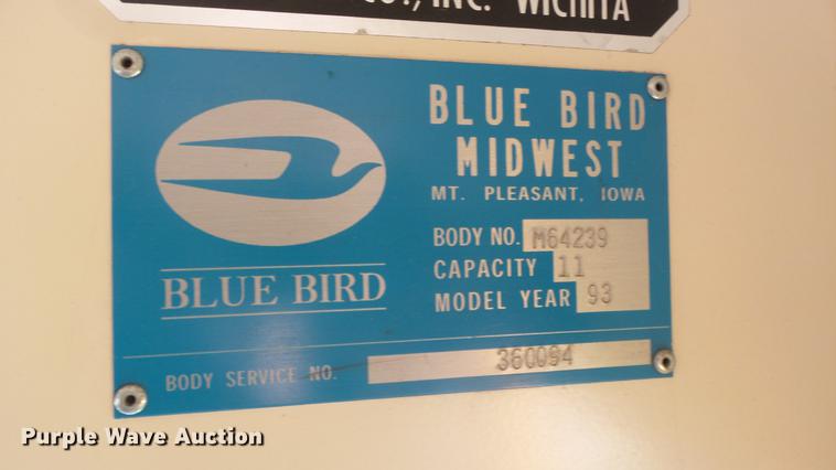 image for item FO9139 1993 Chevrolet G30 school bus