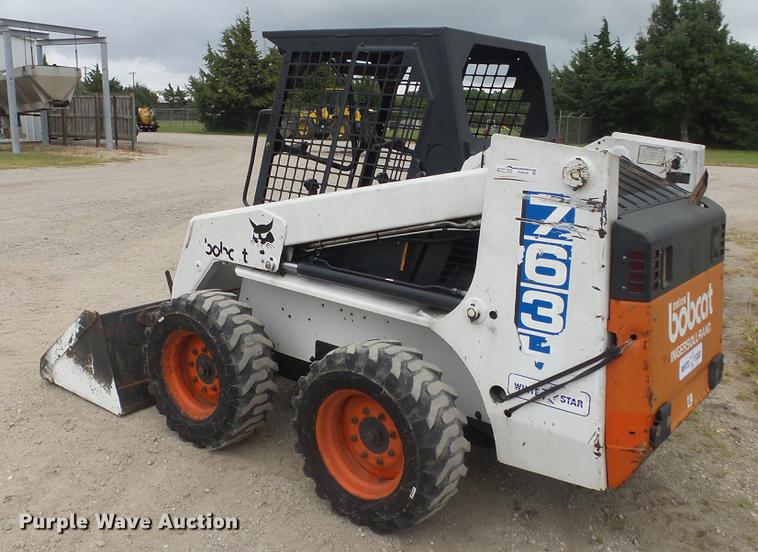 image for item FO9145 1996 Bobcat 763 skid steer