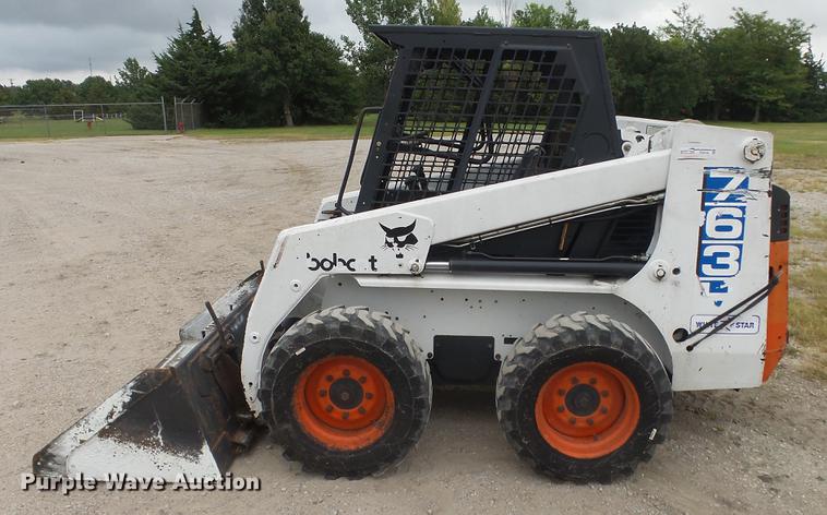 image for item FO9145 1996 Bobcat 763 skid steer
