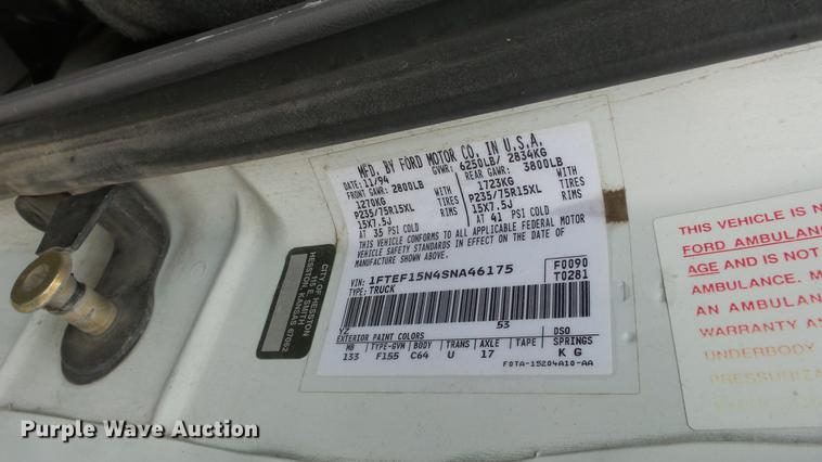 image for item FO9146 1995 Ford F150 pickup truck