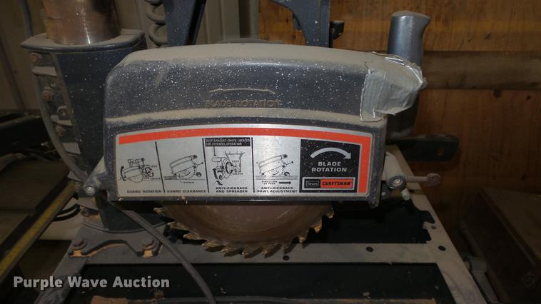 image for item FO9147 Craftsman radial saw