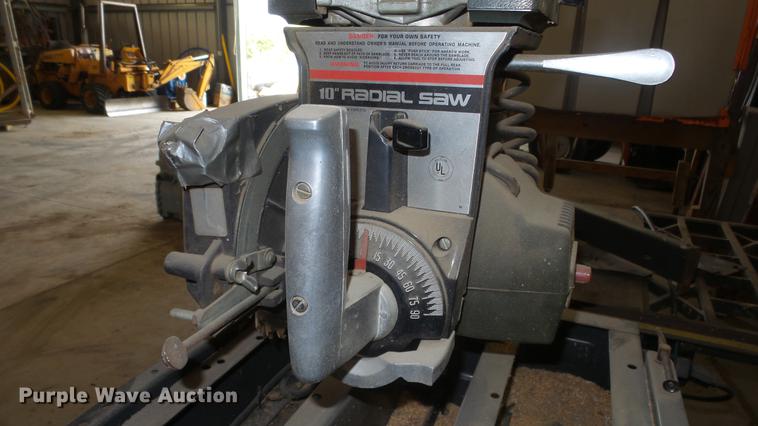 image for item FO9147 Craftsman radial saw