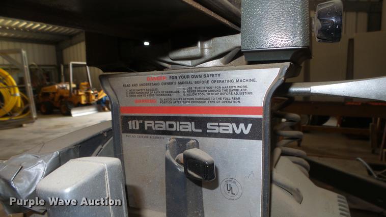 image for item FO9147 Craftsman radial saw