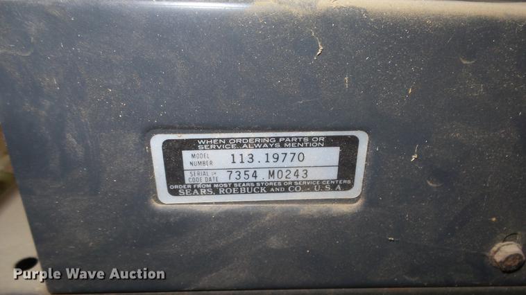 image for item FO9147 Craftsman radial saw