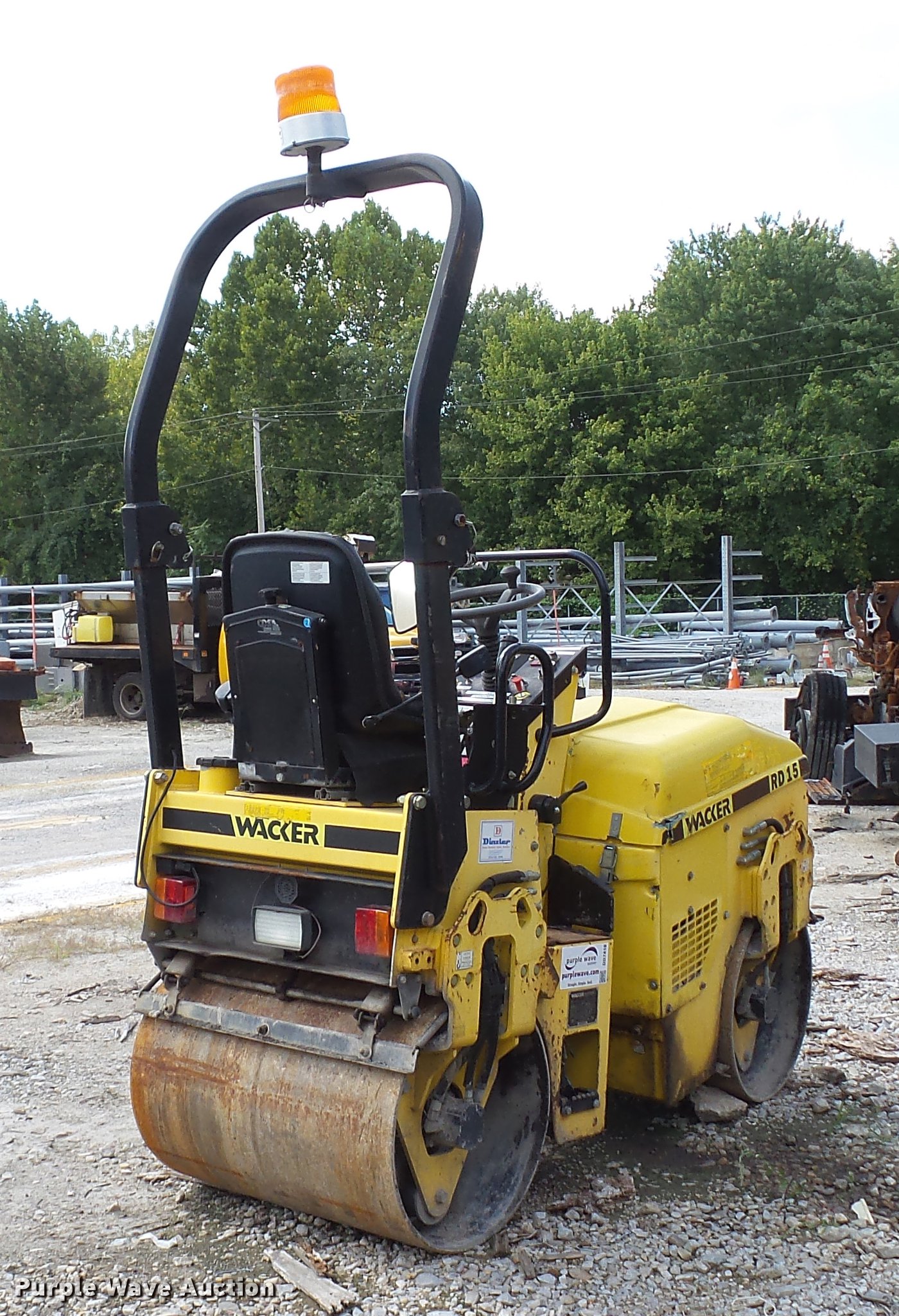 2004 Wacker RD15 double drum roller in Ballwin, MO | Item DD7410 sold ...