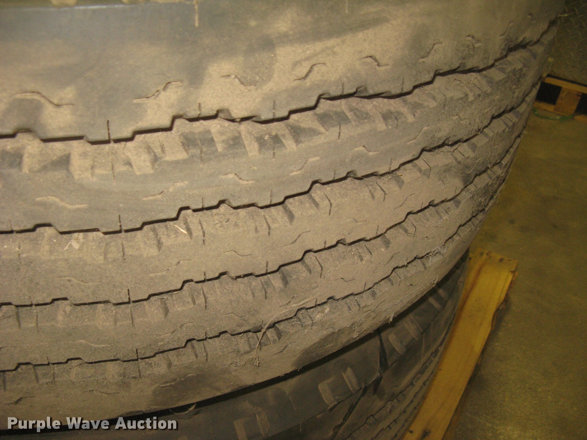 (2) Goodyear G159 365/80R20 tires and wheels in South Hutchinson, KS Item DQ9703 sold Purple