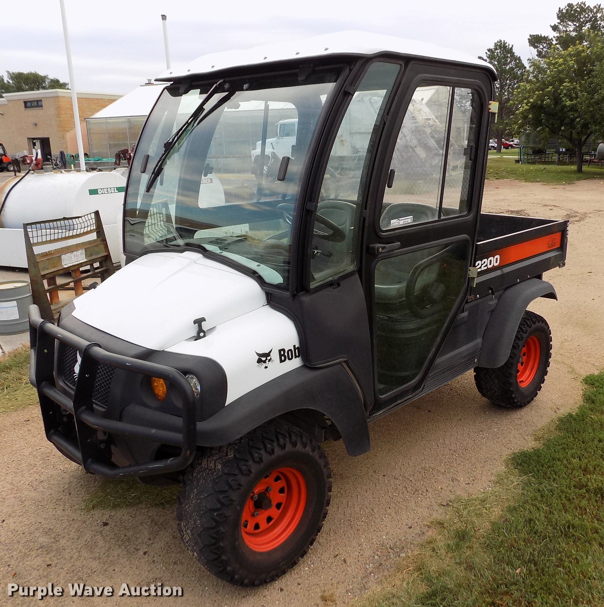 2008 Bobcat 2200 utility vehicle in Hays, KS Item ER9143 sold