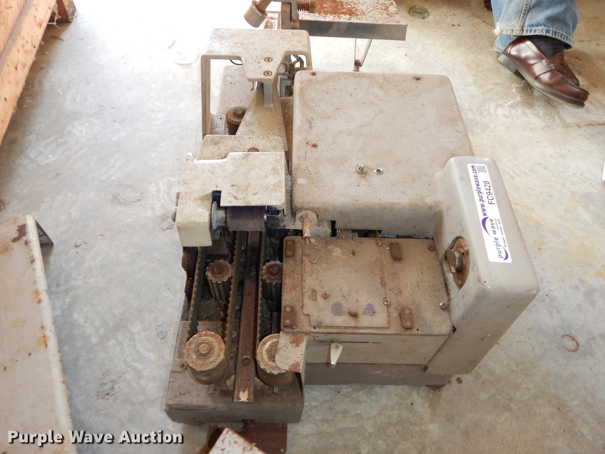 Pitney Bowes 8010 cigarette tax stamping machine in Leavenworth, KS