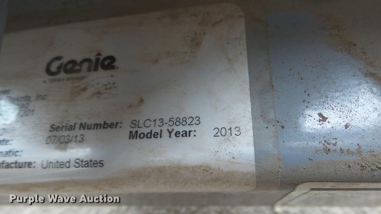 image for item AM9184 2013 Genie SLC-12 material lift