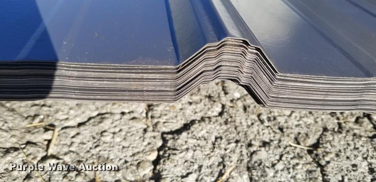 image for item AX9011 (34) sheets of Ag Panel Steel metal siding/roofing