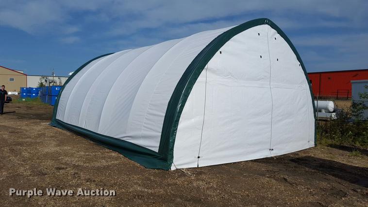 image for item DA8279 Canvas fabric storage building