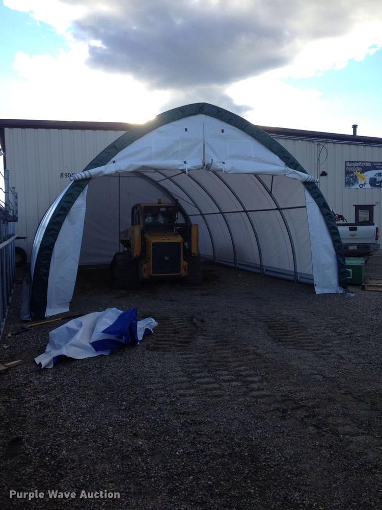 image for item DA8279 Canvas fabric storage building