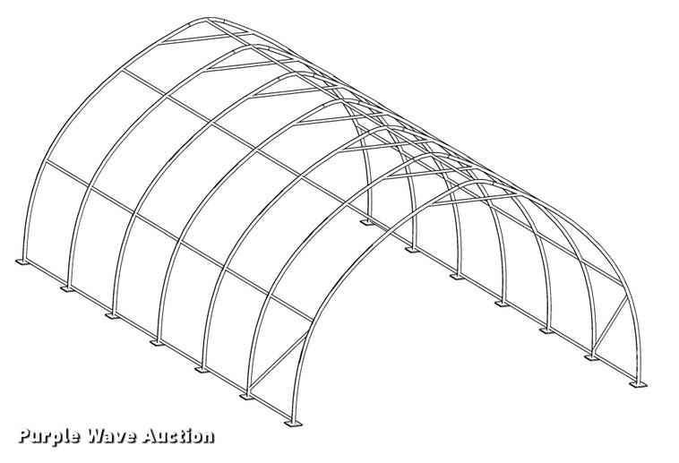 image for item DA8280 Canvas fabric storage building