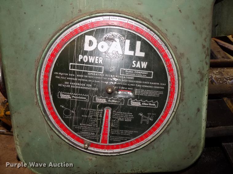 image for item DB8545 Do All PowerSaw horizontal bandsaw