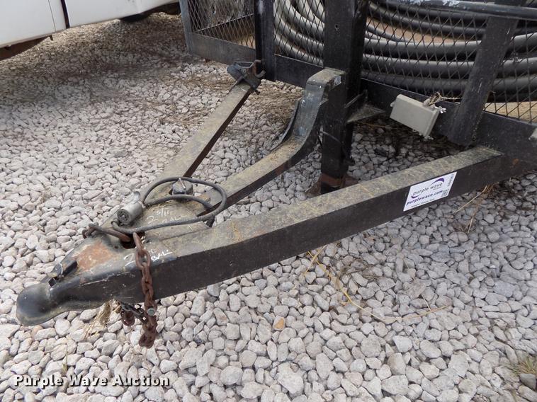 image for item DB8567 1980 shop built cage/cargo trailer