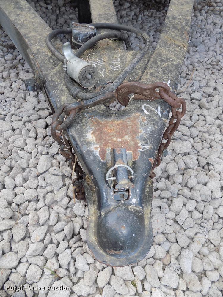 image for item DB8567 1980 shop built cage/cargo trailer