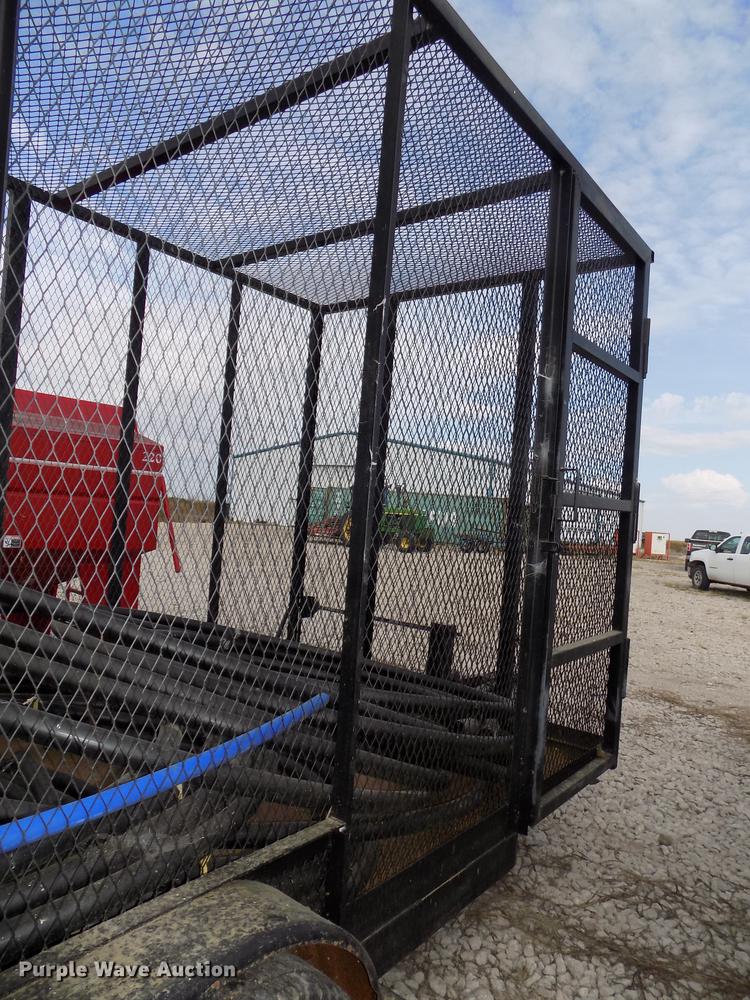 image for item DB8567 1980 shop built cage/cargo trailer