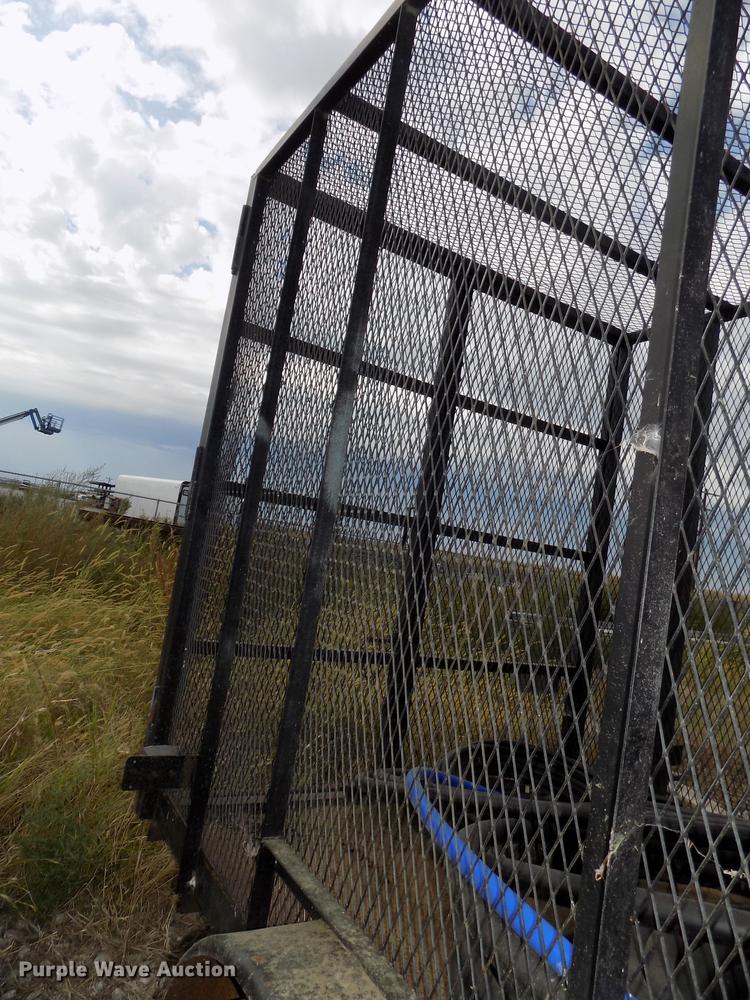 image for item DB8567 1980 shop built cage/cargo trailer