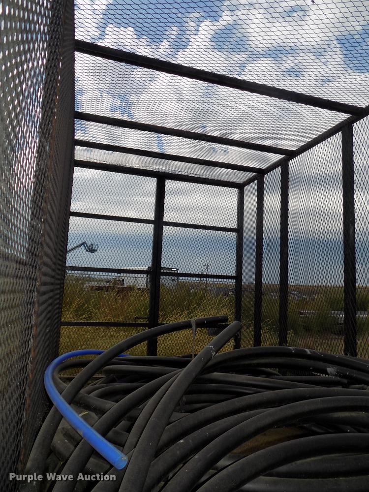 image for item DB8567 1980 shop built cage/cargo trailer