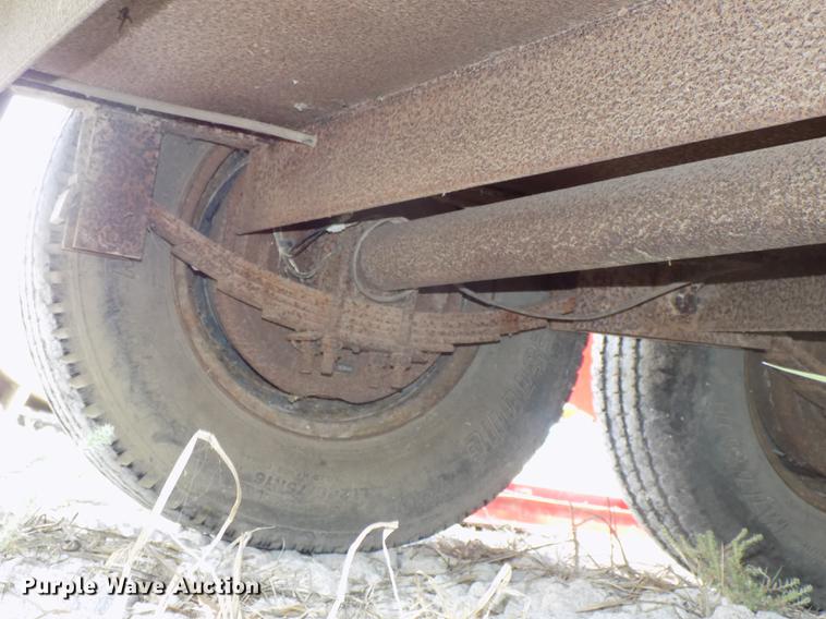 image for item DB8567 1980 shop built cage/cargo trailer