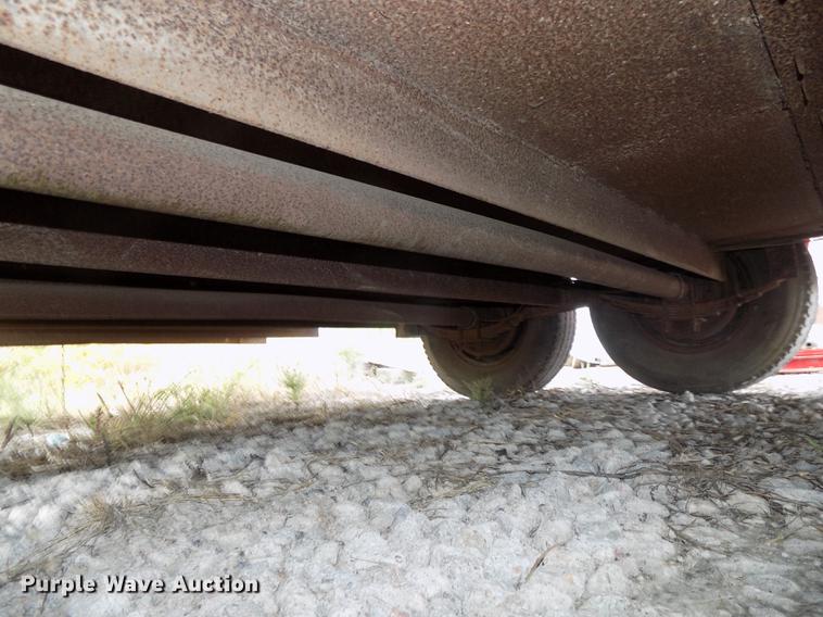 image for item DB8567 1980 shop built cage/cargo trailer