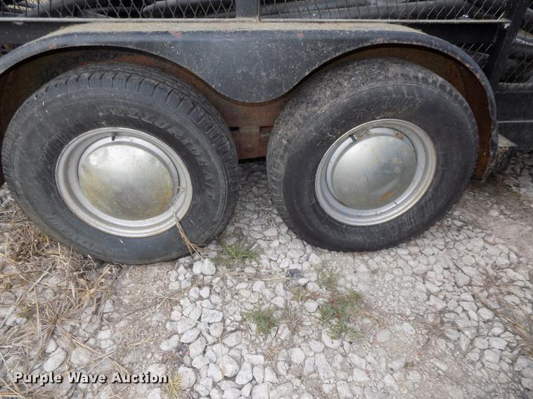 image for item DB8567 1980 shop built cage/cargo trailer