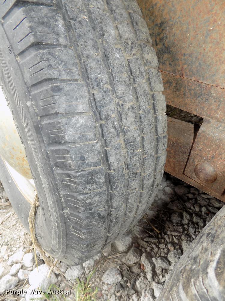 image for item DB8567 1980 shop built cage/cargo trailer