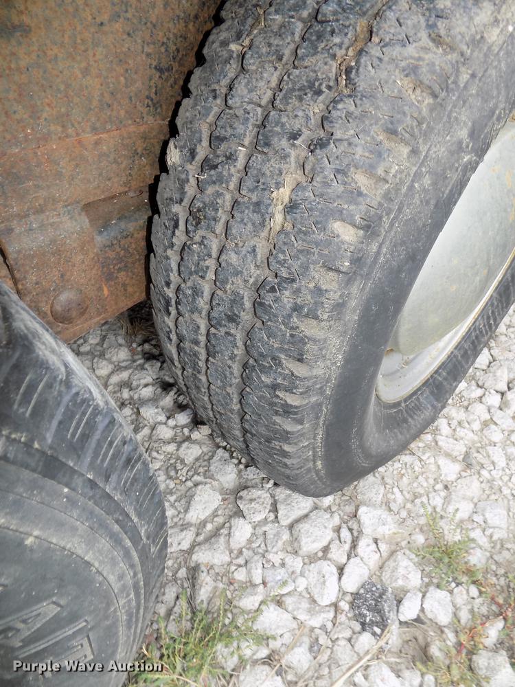 image for item DB8567 1980 shop built cage/cargo trailer