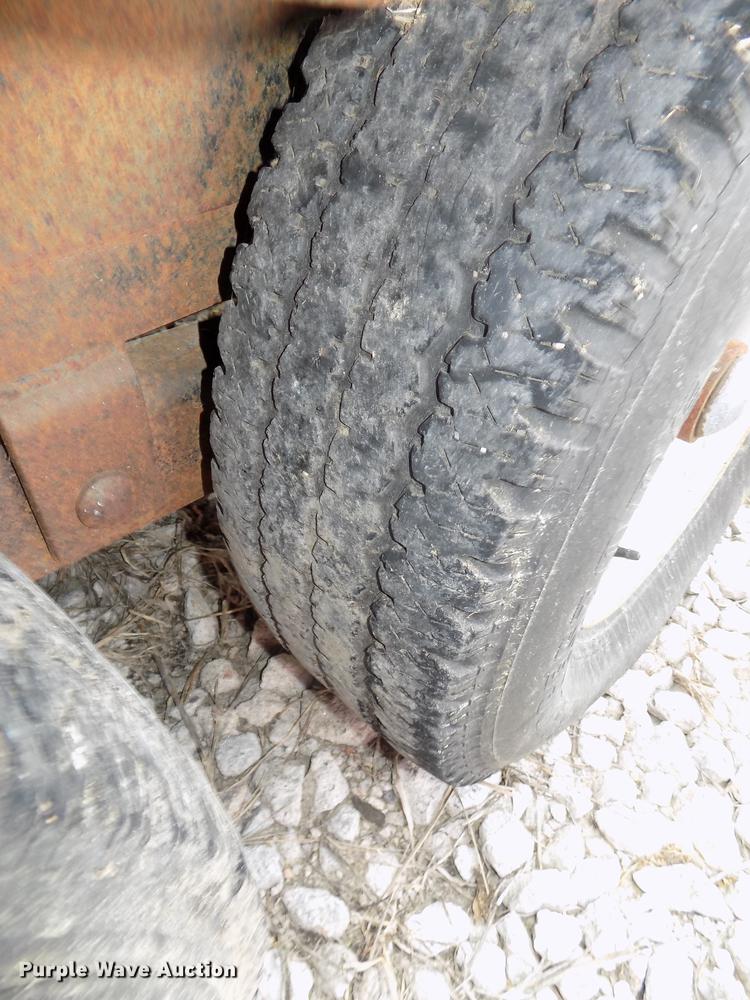 image for item DB8567 1980 shop built cage/cargo trailer