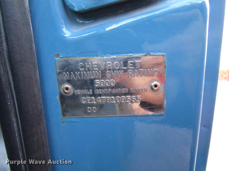 image for item DD4372 1967 Chevrolet K10 pickup truck