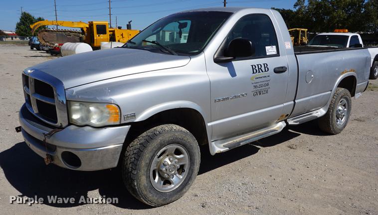 image for item DD6593 2003 Dodge Ram 2500 pickup truck