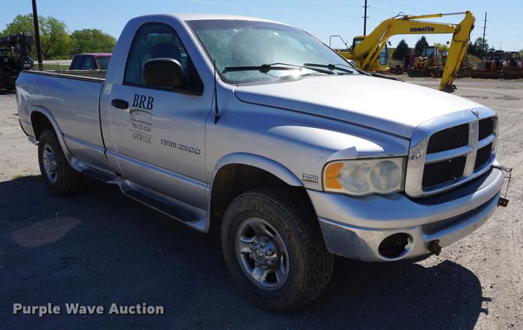 image for item DD6593 2003 Dodge Ram 2500 pickup truck