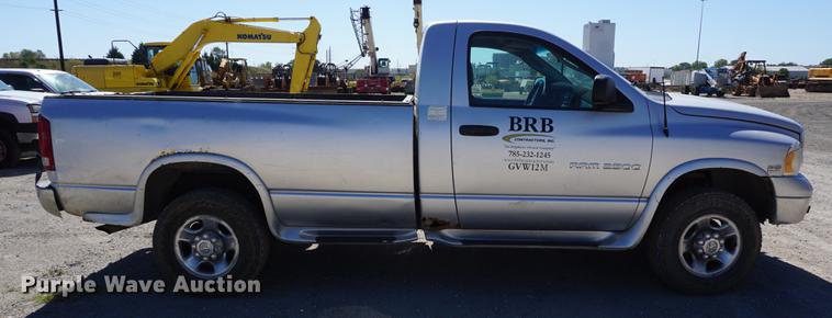 image for item DD6593 2003 Dodge Ram 2500 pickup truck