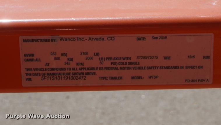 image for item DD6610 2009 Wanco arrow board