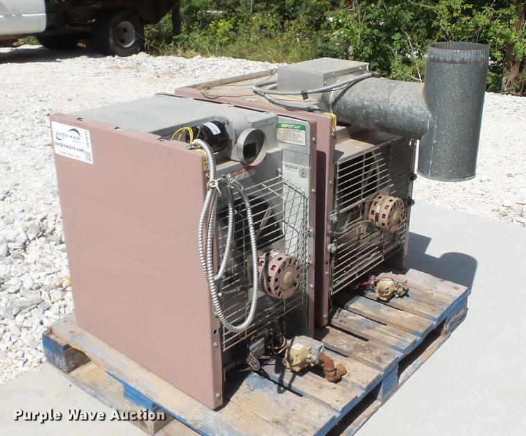image for item DE4842 (2) Reznor natural gas furnaces