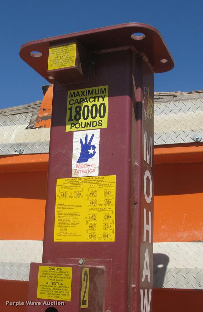 image for item DQ9688 Mohawk MP-18-006 four post mobile lift system