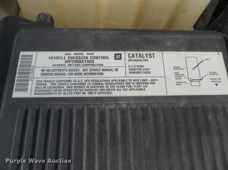 image for item DZ9447 2004 Chevrolet Silverado 1500 Ext. Cab pickup truck