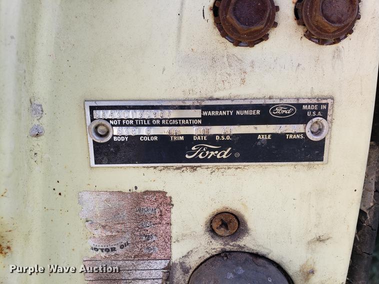 image for item EF9863 1966 Ford Fairlane