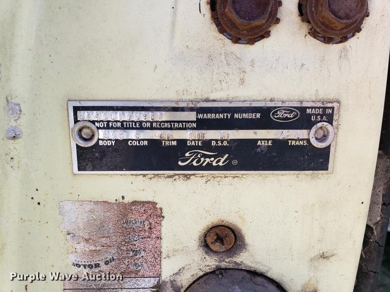 image for item EF9863 1966 Ford Fairlane